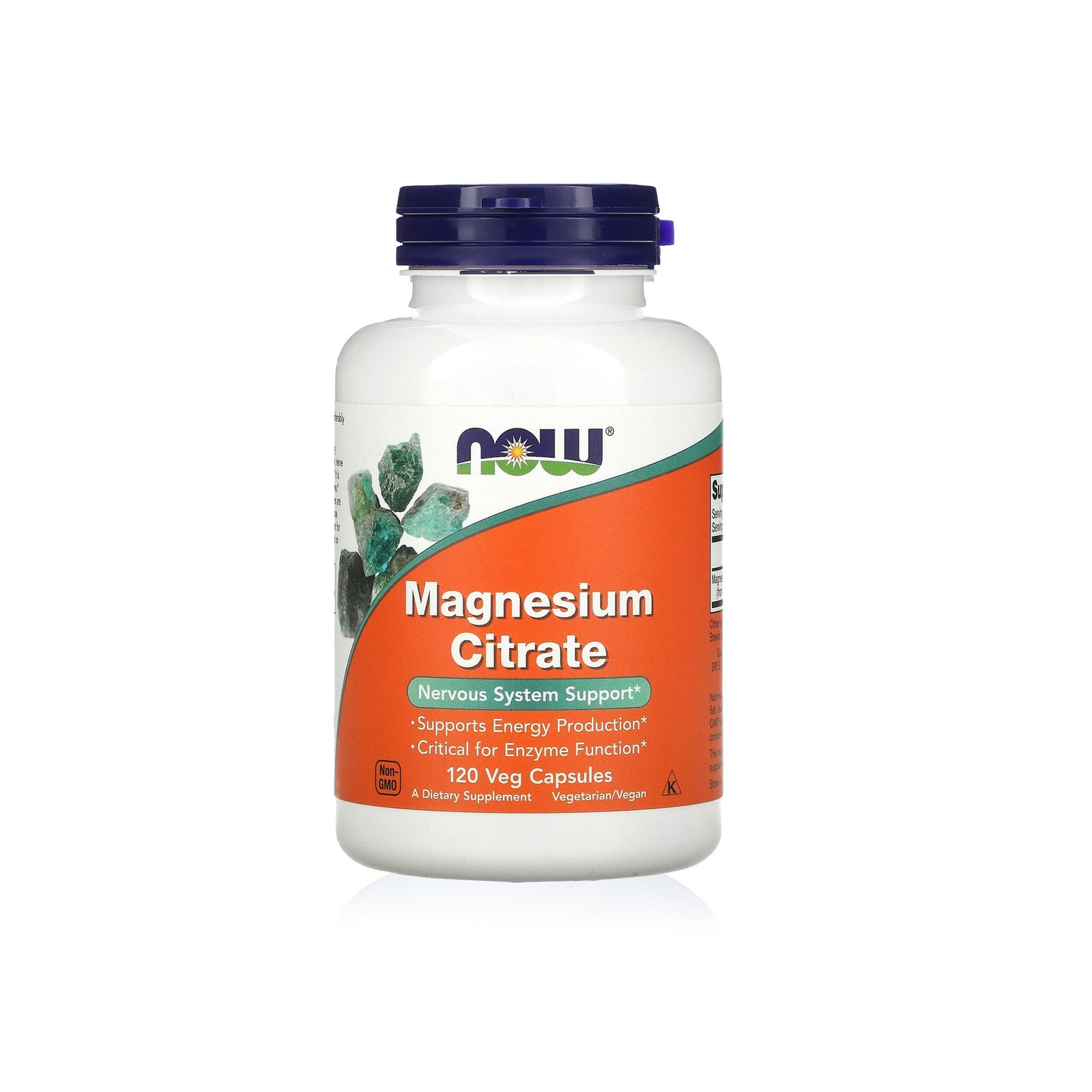 Now Magnesium Citrate Veg Capsules, 120's