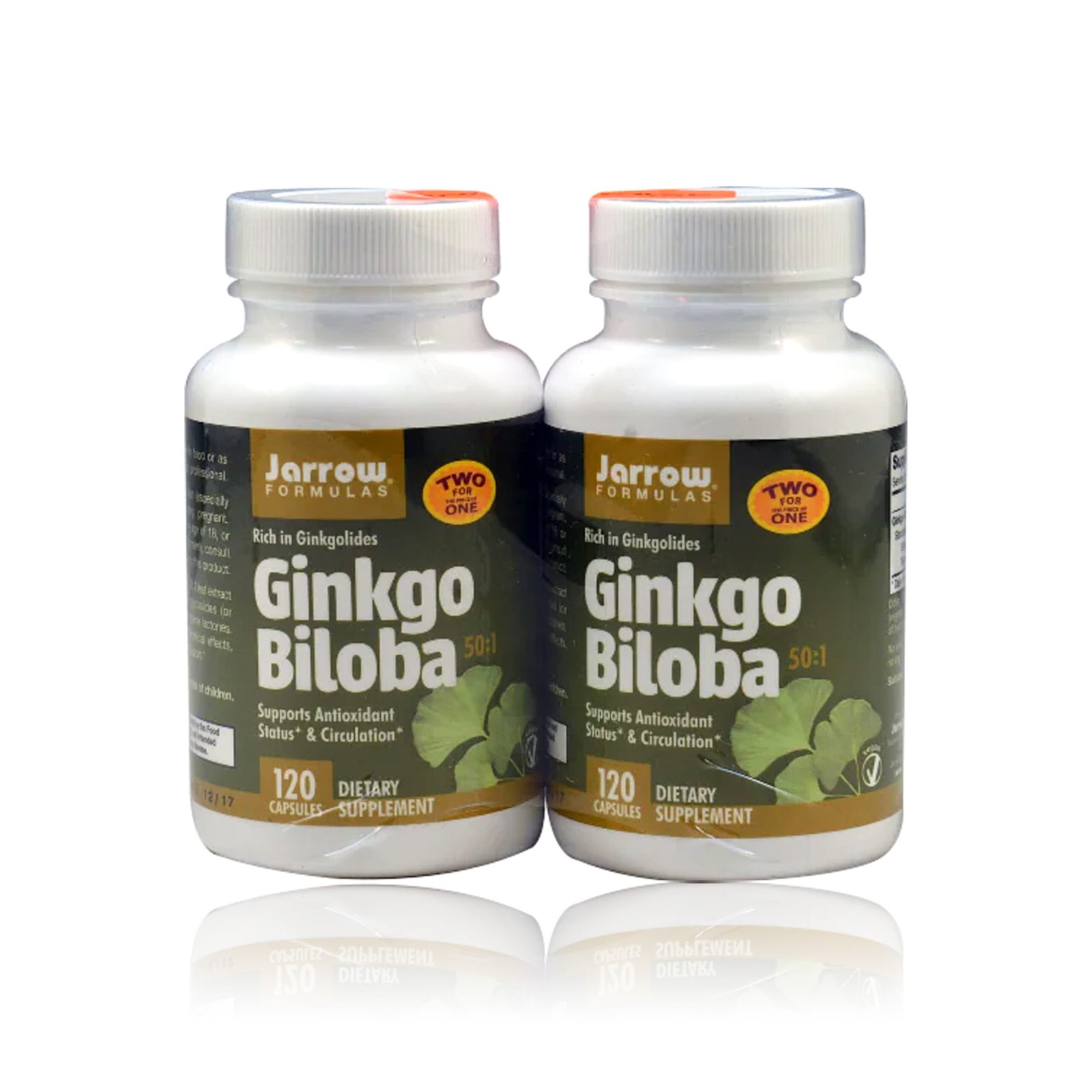 Jarrow Ginkgo Biloba Twin Pack 2x120 Capsules