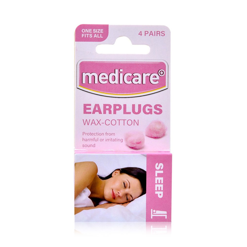 Medicare Earplugs Sleep Wax Cotton
